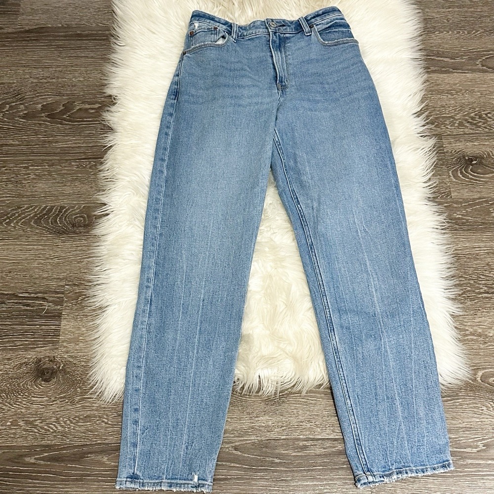 Abercrombie & Fitch Womens Mom‎ High Rise Jeans Size 27/4L Denim